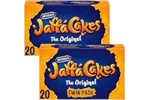 HAMPERLY GIFTS Orange Flavour Snack Bundle Consisting of McVities Jaffa Cakes Twinpack 220g 20pk (2 Pack)