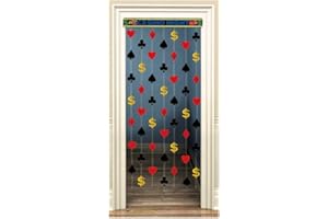 Amscan International Foil Doorway Curtain Casino