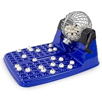 Chicos Loto Électronique Automatique – Boulier + 90 Boules Indélébiles + 24 Cartons + Jetons – Jeu Bingo Complet Pour Soirées En Famille