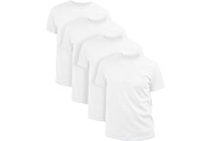 Basic Treasure 4-pack kvalitativa, mjuka och luftiga t-shirtar för män, normal passform, 100 % bomull