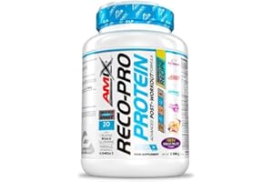 AMIX - Recuperador Muscular - Reco Pro Advanced Protein Shake en Formato de 1000 g - Mejora la Regeneración Muscular - Contiene Proteína Hidrolizada e Isolada - Sabor a Frutas del Bosque