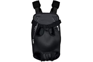 Homieco Zaino per Cani, Borsa Frontale Regolabile Trasportino Cane Pet Front Cat Dog Carrier Backpack, Zaino per Animali Domestici, Sacca da Trasporto per Cane per Viaggio / Escursionismo / Campeggio