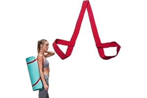 TUKNN Yoga Mat Strap, Carrying Strap for Yoga Mat, Yoga Mat Carry Strap, Yoga Mat Strap, Adjustable Yoga Mat Shoulder Straps for Pilates Exercises, Aerobics, for All Yoga Mat Sizes