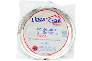 TITTEX TEGLIA Pizza in Alluminio, USA E Getta 10 Confezioni da 2 PZ., 26 CM