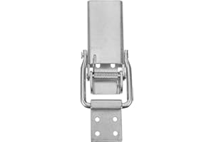 iplusmile Serratura Portone per Rimorchio con Perno di Accoppiamento E Fibbia di Bloccaggio a Molla per Camion E Rimorchi 7X2X1 Pollici