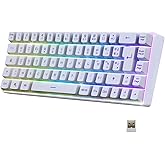 EMPIRE GAMING - K508 Clavier Gaming Sans Fil Compact TKL 65% (AZERTY FR) - via 2.4G/ Type-C - Compatible Console de Jeu/PC/Ma