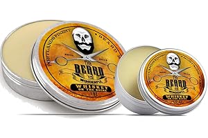 Beard Balm & Mustache Wax Styling Set (Whiskey on the Rocks). 30ml Beard Balm & 15ml Mustache Wax. Conditioning, Strengthening and Styling Money Saving Combo from The Beard and The Wonderful.