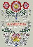 Art therapy. Scandinavia. Colouring book