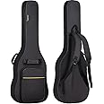 CAHAYA Electric Guitar Bag Gig Bag 6mm Padding Backpack Padded Soft Guitar Case Black, Model CY0226