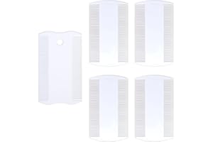 Lotbun 5 Stücke KammLäusekamm Nissenkamm extra fein Kinder, Nissenkamm mit extra eng stehenden Zinken, Läusekamm Nissenkamm extra fein Kinder