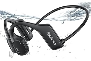 Relxhome Bone Conduction Headphones, Swimming Headphones, Built-in 32GB Memory, MP3 Sports Headphones, Bluetooth 5.3, Waterproof and Sweat-Resistant Headphones, Open Ear Headphones for Swimming