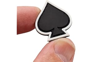 LEGEEON Spade PVC Cat Eye Patch (Glow in the Dark)