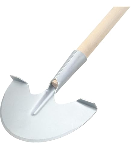Rasenkantenstecher 108cm - Halbmond Kantenschneider Mit T-Griff Für Gehwege & Beete