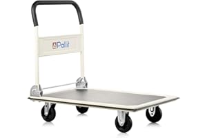 Pallit Carretilla de plataforma CARRY plegable | Carretilla de mano compacta | Para trabajos pesados | Capacidad de carga de 300 kg