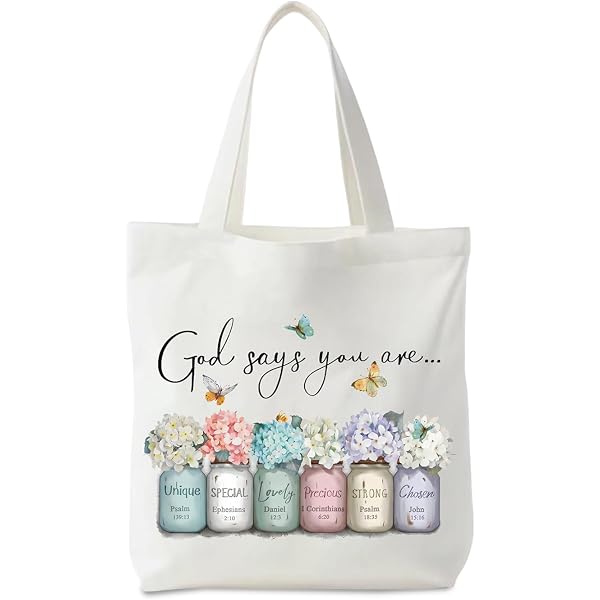 Inspirierende Make-up-Tasche Mit Bibelvers – Geräumig, Robust, Ideal Als Geschenk Für Christliche Frauen