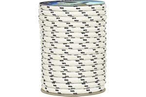 Corderie Italiane 006000761 Corde nautique, 12 mm x 20 m, Blanc/Bleu