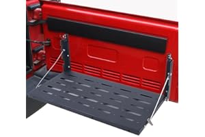 InSyoForeverEC Klapptisch Heckklappe Heckklappentisch Multi-Purpose Tailgate Tisch Laderaumhalterung for Jeep Wrangler JK Metall Klapper