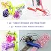 Produktbild Stabiler Band Shredder Curler mit Metall Zähne Klinge Lime Grün X 1 und doppelt Seiten Band Aktenvernichter Wimpernzange Werkzeug X 1
