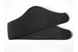 WRESTY Vlies Winter Ohr Wärmer Stirnband Sport Laufen Ski Radfahren Snowboardfahren Thermal Ohr Muff Haarband Stirnband Kopfbedeckung Mit Klettverschluss schwarz