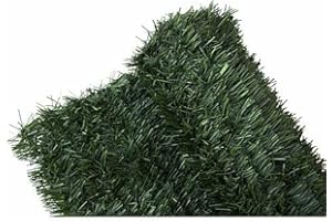 Mugar- Setos Artificiales de 90 Varillas en Total y 85% de Ocultación de 3 Metros de Largo- Ocultación para Vallas de Jardín (1,5 x 3 Metros)