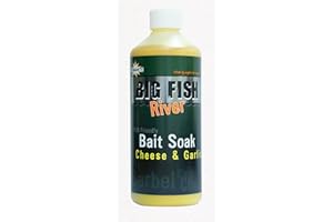 Dynamite Baits Bait Soak Cheese + Garlic Big Fish River (Booster Liquide) - 500ML - ADY041379 - DY1379