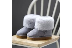 XiDonDon 1/6 BJD SD size doll 30cm body shoes fashion snow boots 1/6 YOSD doll shoes doll accessories (gray)