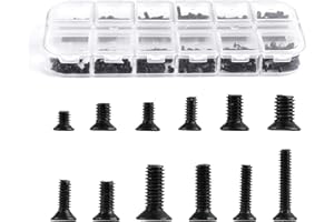 SRLWMYI Vis M2,Vis M3,Jeu de Vis d'ordinateur,Adaptées aux Ordinateurs Généraux,Ordinateurs Portables,Cccessoires de réparation,Noir,240 Pièces