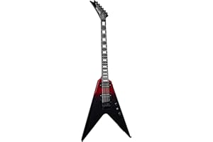 WestCreek Guitars CERBERUS CB-3 E-Gitarre, V Heavy Metal Electric Guitar, Mahagoni Körper, Palisander Griffbrett, Hals Ahorn, Knochen Nuss, 24 Bünde (CB-3 Rouge)