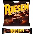 Chocolate Bundle Containing Riesen Dark Chocolate Chewy Toffee Bag 110g & Riesen Chocolate Chew Stick Pack 45g (2 Pack)