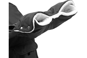 Infreecs Handwärmer Handschuhe Handmuff für Kinderwagen Buggy Kinderwagenmuff, Muff mit Fleece Innenseite, Wasser- und windabweisend