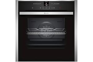 NEFF N70 Slide&Hide B47CR32N0B Built In Electric Single Oven - Stainless Steel