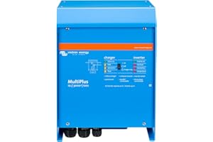 ‎VICTRON ENERGY Victron Energy MultiPlus Reiner Sinus Wechselrichter 120 Amp Batterie Ladegerät, Spannungswandler, Transferschalter Inverter Charger, 50 Amp, 3000VA 12-Volt 230V