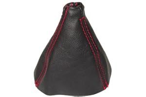 The Tuning-Shop Ltd Gear Gaiter Honda Civic Type S FK2 05-12 Leather Red Stitch