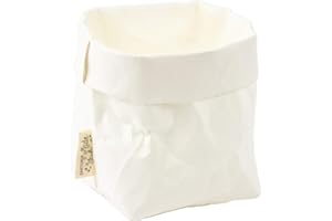 B&P Italia Piccolo Sacchetto Portapane, Fibra di cellulosa, Bianco, 14 cm