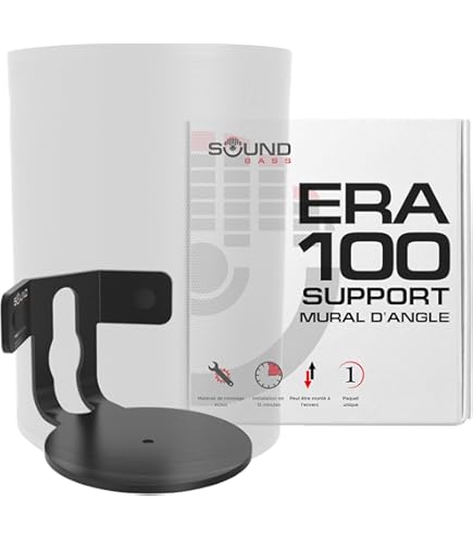 Flexson Muurbeugels Wit (2 stuks) voor Sonos Era 100 - Stijlvolle en