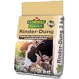 Florissa Natürlich 58511 Bio Rinder-Dung | pelletiert für einfache Anwendung | ideal zur Humusbildung und Bodenverbesserung (
