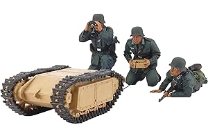 TAMIYA 300035357 Militare 1:35 Dt. Set pionieri e golia (3+2), Multicolore