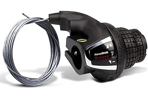 RainFlowwer Revoshift MTB Bike Bicycle Right Shift Lever, SL-RS35 6/7 Speed Bicycle Twist Grip Gear, Bike Handle Shifter for Mountain Bicycle