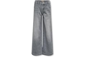 KIDS ONLY KOGCOMET Wide Leg DNM MAT624 Noos, Jean Large Fille, Medium Grey Denim,