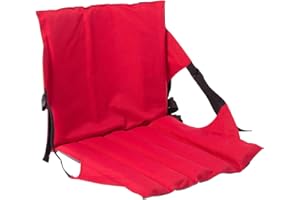 PRATVIDER Sitzkissen Sitzmatte Mit Rückenlehne Klappbar Thermokissen Stadionkissen Bodenkissen Stadion-Sitzkissen Gepolsterter Für Kinder Erwachsene Senioren Zum Ausflug Camping Wandern Picknick