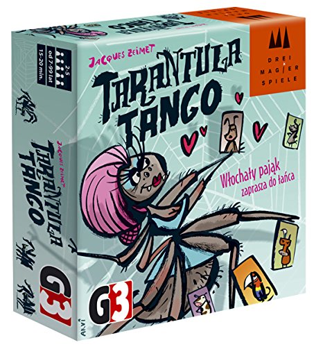 Drei Magier 87147 Inglés Edition Tarantula Tango Card Game