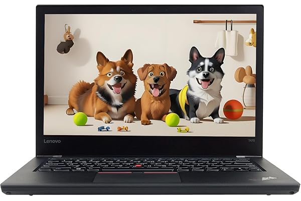 Lenovo ThinkPad T470 Portátil empresarial, 14 Pulgadas (1366 x 768), Intel Core i5-6300U, 16 GB de RAM, 256 GB de SSD, Teclado QWERTY, Windows 11 Pro (reacondicionado)