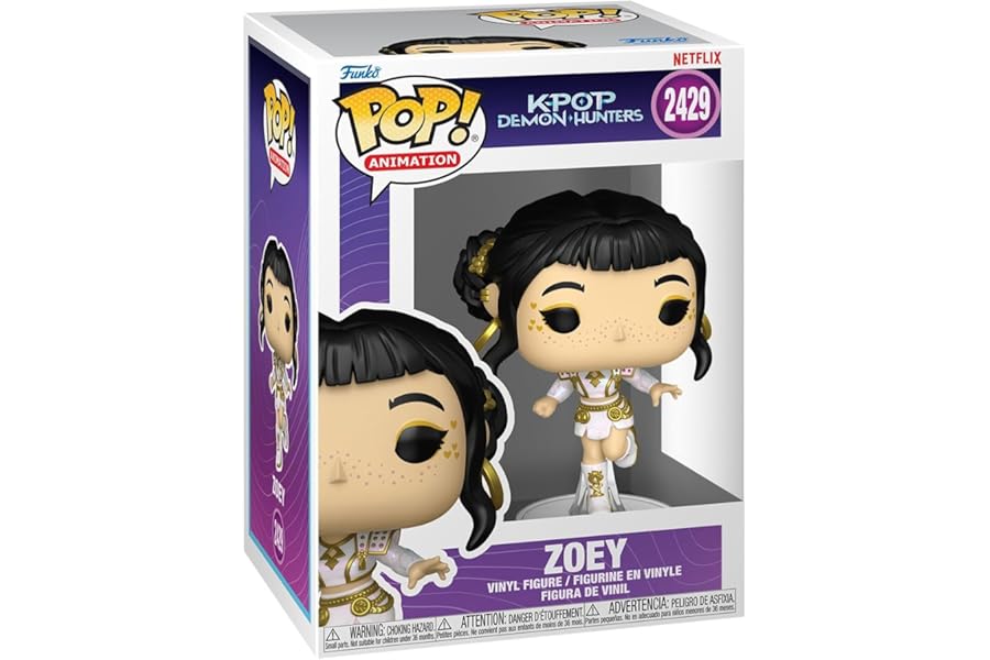 Funko POP! Animation: Netflix - KPOP Demon Hunters - Zoey - Collectable Vinyl Figure - Gift Idea - Official Merchandise - Toys For Kids & Adults - Model Figure for Collectors and Display