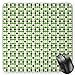 Produktbild BGLKCS Green Mauspads Mouse Pad, Circles of Various Tones Shades and Tints of Green Retro Style Geometrical Pattern, Standard Size Rectangle Non-Slip Rubber Mousepad, Green Cream