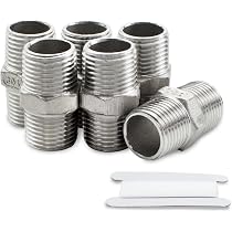 Edelstahl-Schlauchverbinder 3/8" X 8 Mm – Für Wasser, Luft & Gas, Rostfrei