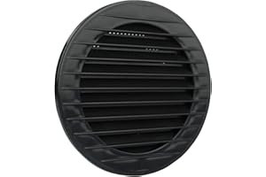 MKK Kratka wentylacyjna okrągła ochrona przed owadami, antracytowa, Ø 110 mm