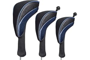 HAUNI 3pcs/Set Driver # 1 3 5 Fairway Wood Cover Golf Club Headcover
