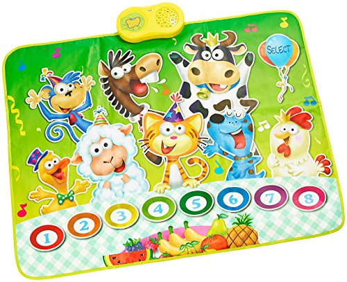 Preisvergleich Produktbild Playtastic Spielmatte: Berührungsempfindliche Musikmatte - Der singende Bauernhof (Spielzeug-Musik-Matten)