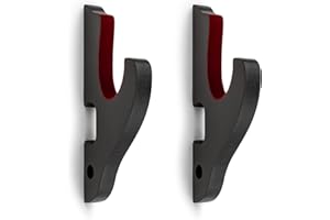 Ekkhysis Support Mural Katana Lot de 2 Katana Rembourré，Support Sabre, Crochets Ajustables pour Tanto Rapier Light Saber Samurai Sword Cosplay Blade Tanjirou Demon Slayer Weapon Rack