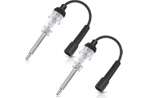 MEISO 2 Pièces Testeurs d'allumage, Testeur de Bougies D'allumage, Voiture Testeur Bougie allumage Détecteur de Diagnostic d'Armature pour Moteur internes et externes des tondeuses à Gazon de Voiture
